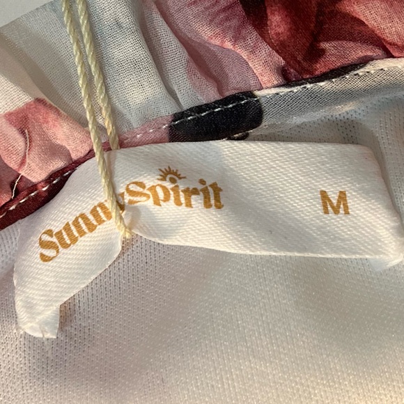 NWT Sunny Spirit Floral Boho Midi Dress - Size Small - Picture 11 of 12